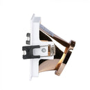 Встраиваемая рамка/светильник GU10, квадратная, 85x85X62 мм, встраиваемая. Диммер. 80x80 мм, белый/розовое золото, V-TAC