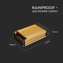 LED Power supply unit 12V 400W 33A, metal, IP45, V-TAC