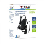LED Power supply unit 12V 30W 2.5A IP44, plastic, with DC output, 220V, V-TAC