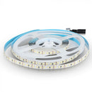 Cena par 1m_12W (1200Lm) LED Lente, SMD2835, V-TAC SAMSUNG, ūdensnedroša IP20, 12V, auksti balta gaisma 6400K