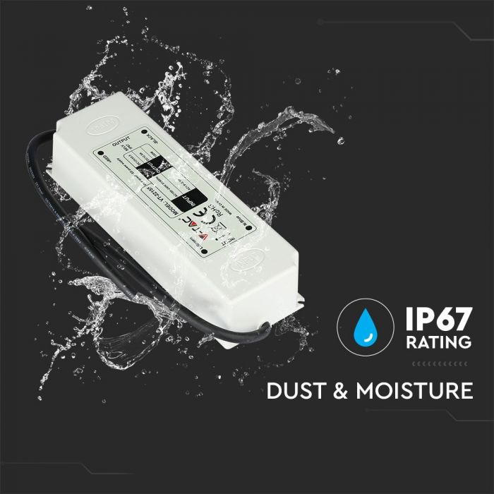 LED toiteallikas 150W V-TAC, IP67, 12V, 5 aastat garantiid, V-TAC