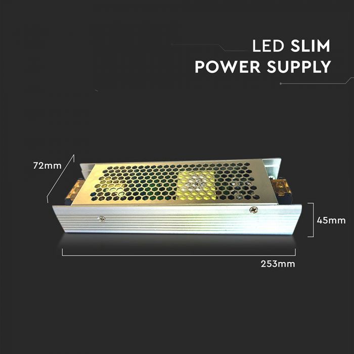 LED Barošanas bloks 24V 150W 6.5A, metāla, IP20, V-TAC