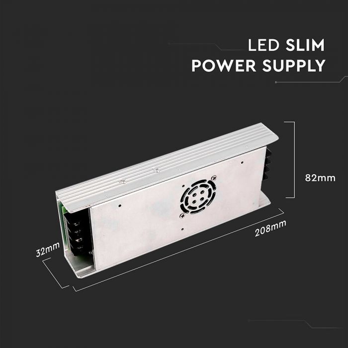 LED Power supply unit 12V 350W 30A, metal, IP20, V-TAC