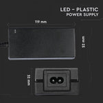 LED-strömförsörjning 24V 60W 2,5A, V-TAC, plast, IP44