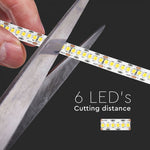 Hind 1m_18W/m(1500Lm/m) 240 LED lint, SMD2835, V-TAC SAMSUNG, CRI>95, IP20, 24V, jaheda valge 6400K