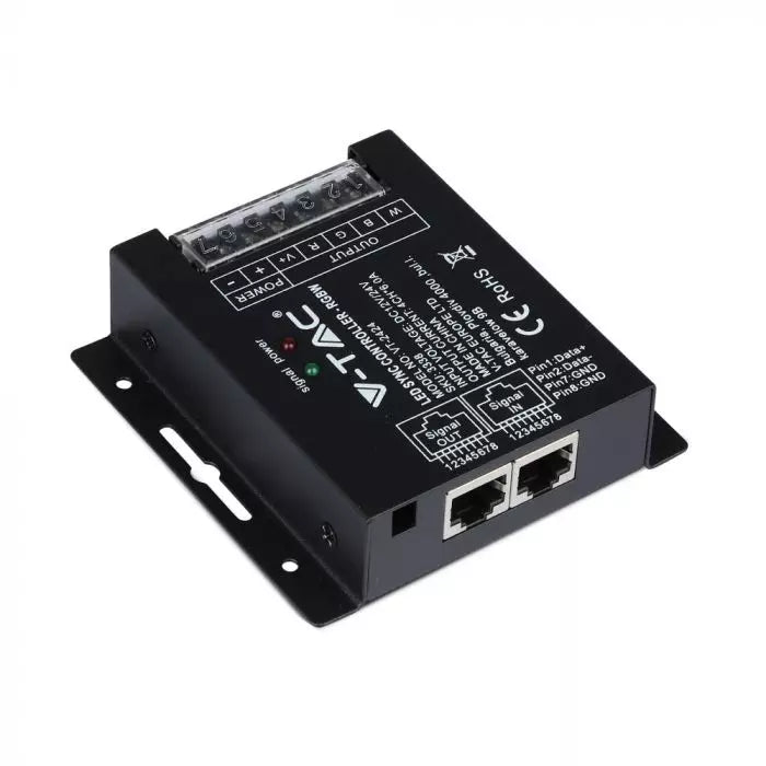 LED RGBW ribakontroller, 24 nuppu, RF signaal, 24A 288W, V-TAC