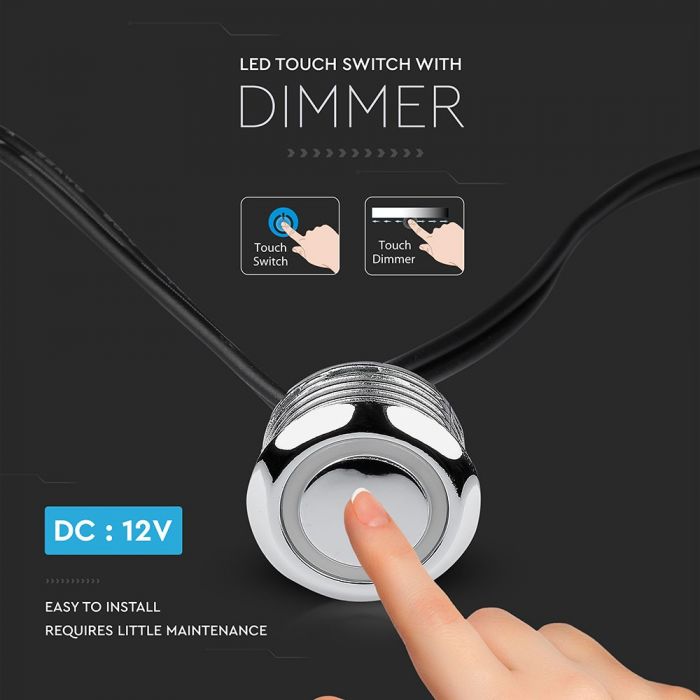 LED touch dimmer V-TAC 12V