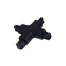 Алюминиевый поперечный стык рельсов, 4-х жильные (дорожные) рельсы, черный, V-TAC