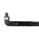 L-hörnförband för 4core (väg)räls i aluminium, svart, V-TAC