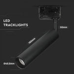 PARAUGA REDESIGN_7W(420Lm) LED COB track spotlight, V-TAC SAMSUNG CHIP, IP20, 5 years warranty, cool white light 5000K