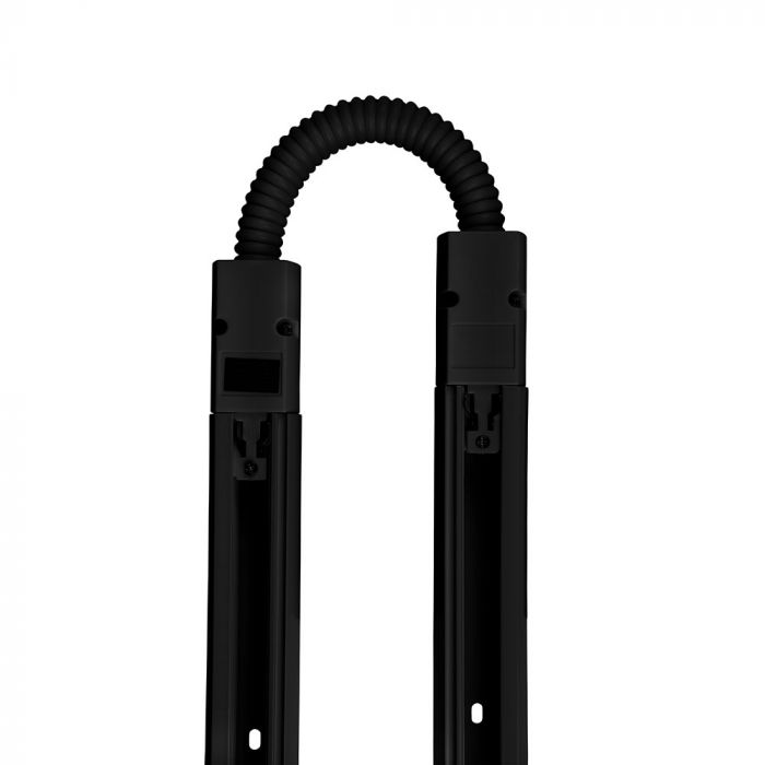 4 way rail accessory 4core (way) flexible connection, black, V-TAC