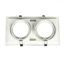 AR111 recessed frame/fixture for 2 bulbs, white, V-TAC
