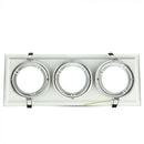 AR111 süvistatav raam/valgusti 3 lambile, valge, V-TAC