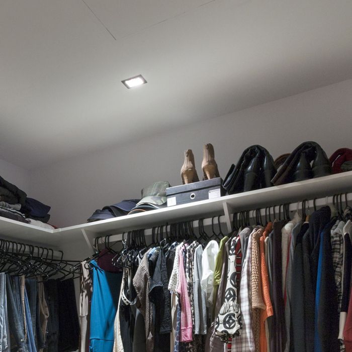 AR111 iebūvējams karkass/armatūra 1 spuldzei, melns, V-TAC