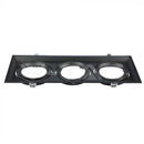 AR111 süvistatav raam/valgusti 3 lambile, must, V-TAC