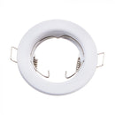 GU10/GU5.3 iebūvējams karkass/armatūra, 2 gab. komplekts apaļas formas, balts, V-TAC