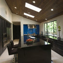 GU10 recessed frame/fixture, round, adjustable light direction, Ø100X45mm, recessed Ø90mm, satin nickel, V-TAC