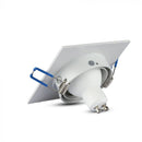 Встраиваемая рамка/светильник GU10, квадратная, регулируемое направление света, 91X91x25 мм, встраив. Ø75 мм, белый, V-TAC