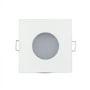 Встраиваемая рамка/светильник GU10, квадратная, IP54, 84x84x38 мм, скрытый монтаж Диммер. Ø75 мм, белый, V-TAC