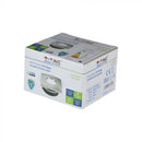 GU10 recessed frame/fixture, square, IP54, 84x84x38mm, flush mounted Dimm. Ø75mm, satin nickel, V-TAC