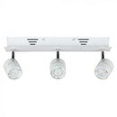 GU10 Iebūvējams karkass 3 spuldzēm, balts, V-TAC