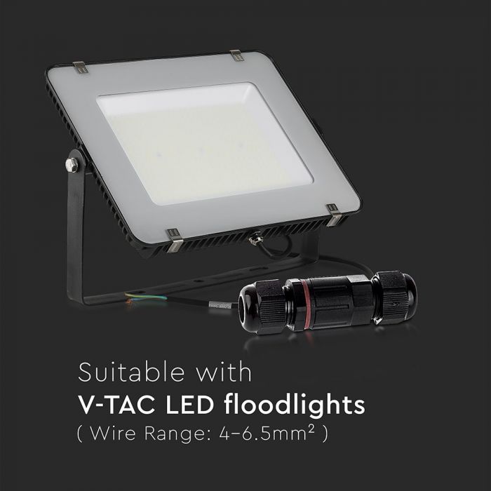 Hermetisk 220V IP65 ledningsanslutning (för strålkastare etc.), V-TAC