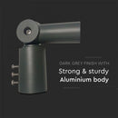 Алюминиевый регулируемый угловой кронштейн для уличных фонарей, V-TAC