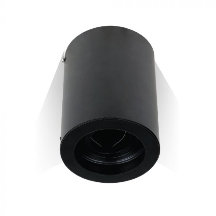 GU10 Takmonterad armatur, svart, 142 x 100 mm, V-TAC
