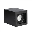 GU10 Virsapmetuma karkass stiprināšanai pie griestiem, melns, 142 x 100 x 100 mm, V-TAC
