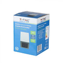 GU10 Virsapmetuma karkass stiprināšanai pie sienas, griestiem, satīna niķelis, V-TAC