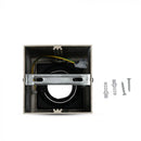 GU10 Virsapmetuma karkass stiprināšanai pie sienas, griestiem, satīna niķelis, V-TAC