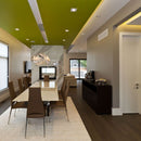 GU10 встраиваемая гипсовая рамка/светильник, квадратная, белая, 120x120x74 мм, встраиваемая. Размер: 120 x 120 x 120 x 120 мм 123x123 мм, V-TA