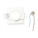 GU10 встраиваемая гипсовая рамка/светильник, квадратная, белая, 120x120x74 мм, встраиваемая. Размер: 120 x 120 x 120 x 120 мм 123x123 мм, V-TA