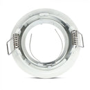 GU10 iebūvējams karkass/armatūra, apaļas formas, Ø81 x 34 mm, iebūv. izm Ø73mm, balts, V-TAC