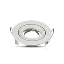 GU10 süvistatav raam/valgusti, ümmargune, reguleeritav valguse suund, Ø95X32mm, süvistatav. Ø85mm, valge, V-TAC