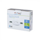 GU10 iebūvējams ģipša karkass/armatūra, apaļas formas, balts,Ø140x40mm, iebūv. izm. Ø140mm, V-TAC