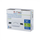 GU10 встраиваемый в гипсокартон, квадратный, белый, 100x100x30 мм, встраиваемый. Размер: 5 мм 103x103 мм, V-TAC