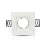 GU10 süvistatud kipsplaatraam/valgusti, ruudukujuline, valge, 100x100x30mm, süvistatud. Suurus: 5 mm 103x103mm, V-TAC