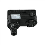 4-suunaline EURO-kiskoadapter, must, elektrijuhtme ühendamiseks, V-TAC