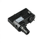 4-suunaline EURO-kiskoadapter, must, elektrijuhtme ühendamiseks, V-TAC
