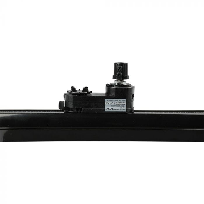 4-suunaline EURO-kiskoadapter, must, elektrijuhtme ühendamiseks, V-TAC