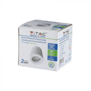 GU10 Kipsraam, ümmargune, valge, Ø75x75mm, V-TAC