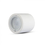 GU10 Plaster frame, round, white, Ø75x75mm, V-TAC
