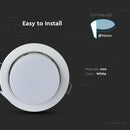 GX53 lampsockel, infälld, vit, V-TAC