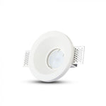 GU10 infälld gipsram/armatur, rund, vit, Ø100x40mm, infälld. size: 404040404040404040404040404040404040404040. Ø103mm, V-TAC