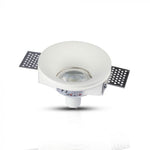 GU10 infälld gipsram/armatur, rund, vit, Ø100x40mm, infälld. size: 404040404040404040404040404040404040404040. Ø103mm, V-TAC