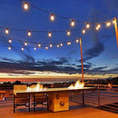 5m E27 glödlampa sockelsträng, avstånd mellan socklar 0,5m x10 socklar, glödlampor ingår ej, vattentät IP65, AC220-240V, 1,4kg, svart, med 220V uttag i änden och stickpropp i början, kan seriekopplas