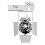 33W (2640Lm) LED COB strålkastare för strömskenor, V-TAC SAMSUNG CHIP, IP20, 5 års garanti, 5000K kallvitt ljus