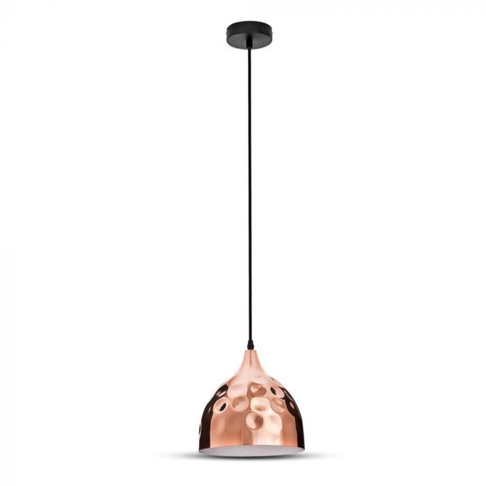 Iekarams spuldžu ietvars, metāla plafons, D230, ''Rose gold" sērija, V-TAC