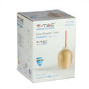 Hållare för upphängningslampa, trä, röd tråd, D73, V-TAC